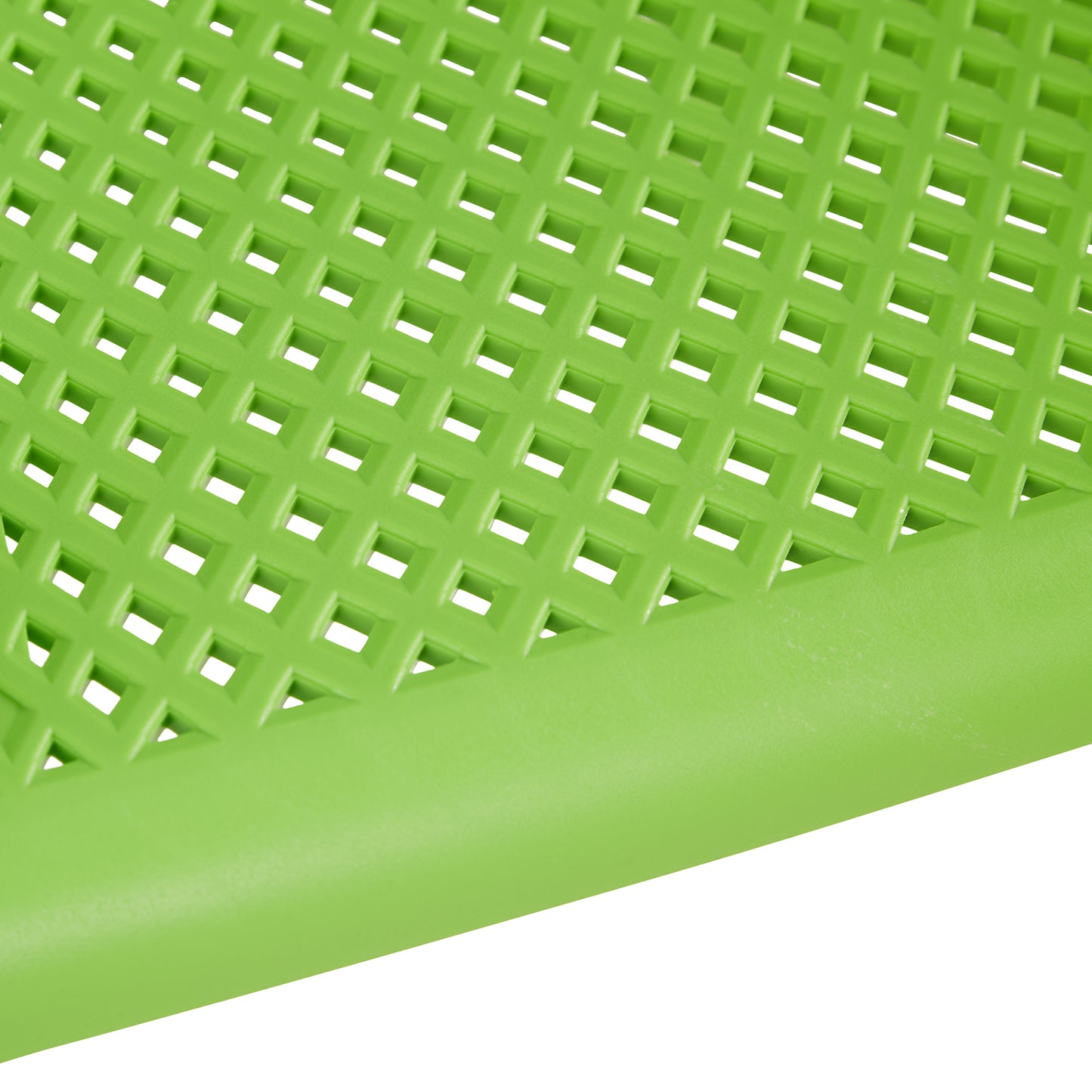 Gartenstuhl mit Armlehnen 2er Set Gartensessel Grün Kunststoff Stapelstühle