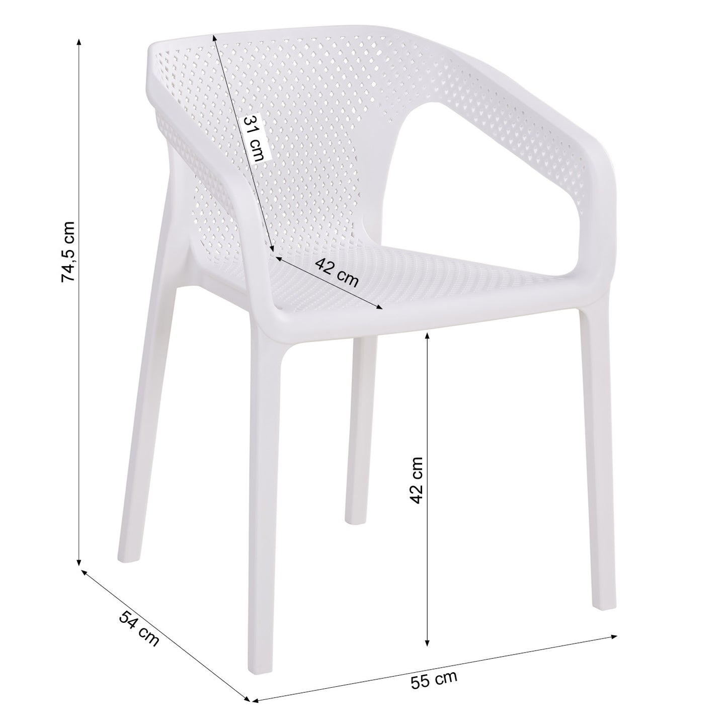 Mobili da balcone gruppo di posti a sedere set da giardino mobili da salotto bianco 