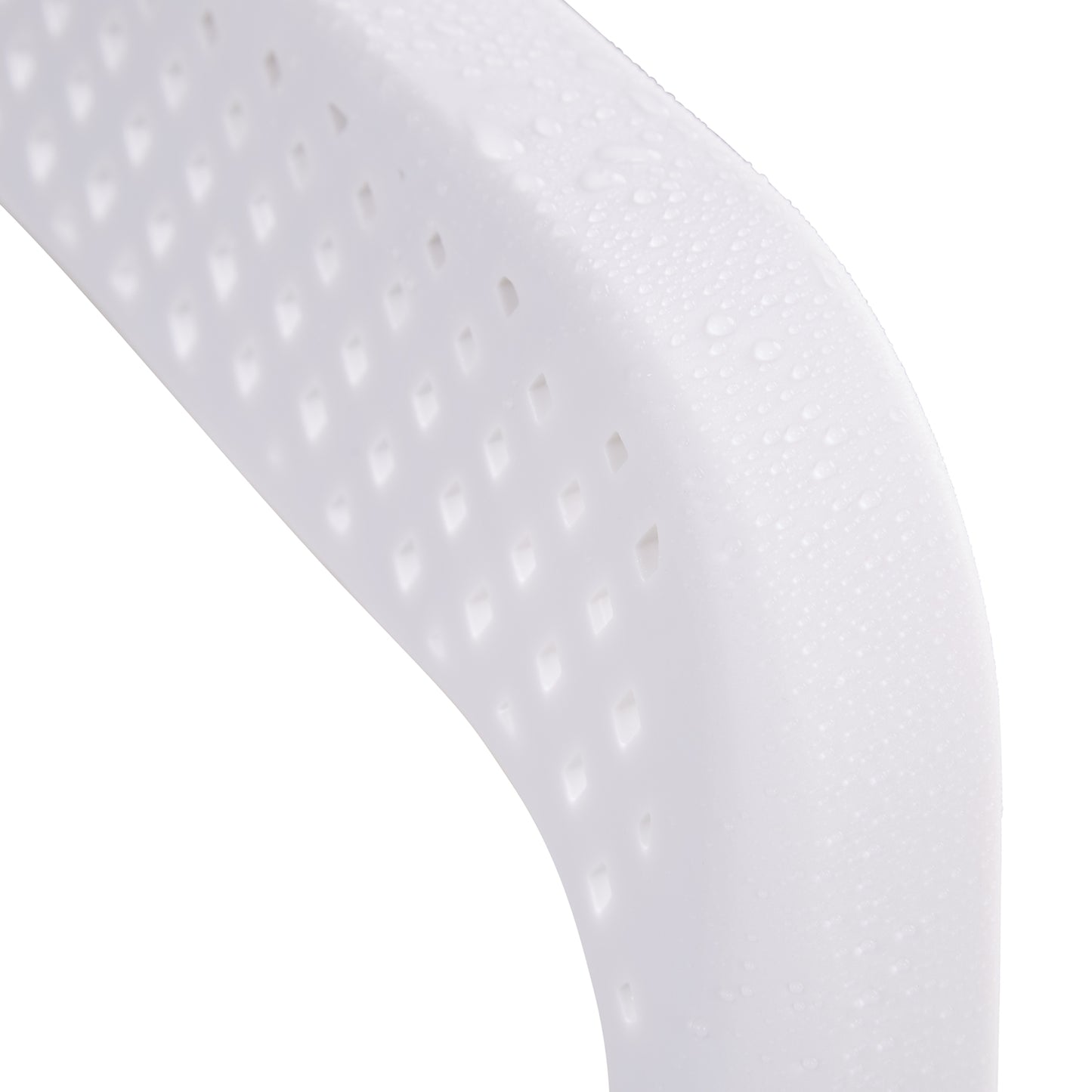 Gartenstuhl mit Armlehnen 6er Set Gartensessel Weiss Kunststoff Stapelstühle