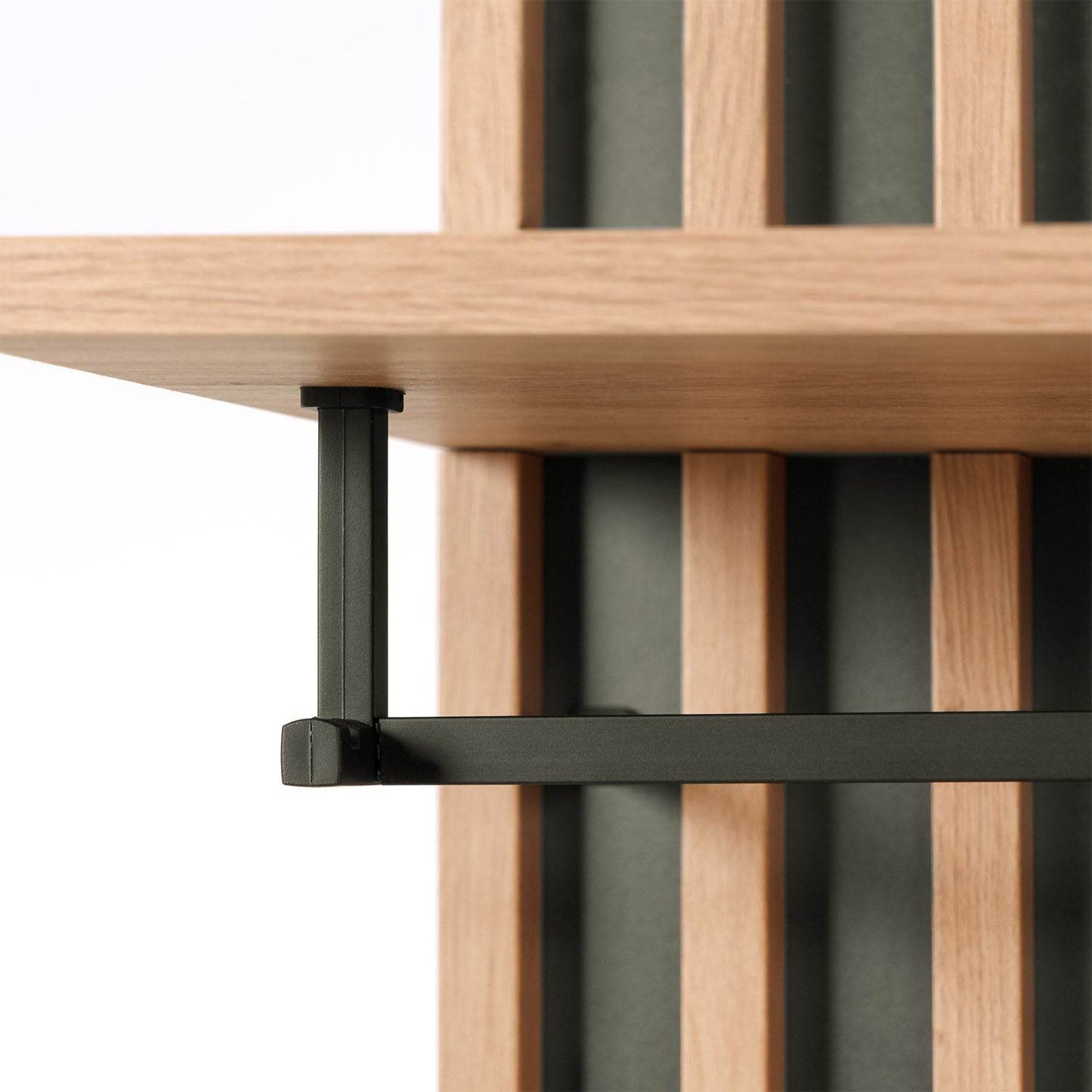 Garderobe Kleiderständer mit Spiegel Garderobenschrank Holz Eiche - Palo24