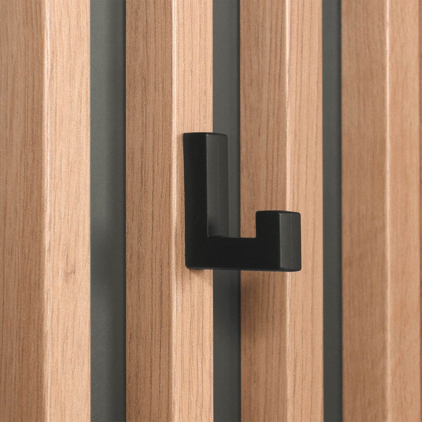 Garderobe Kleiderständer mit Spiegel Garderobenschrank Holz Eiche - Palo24