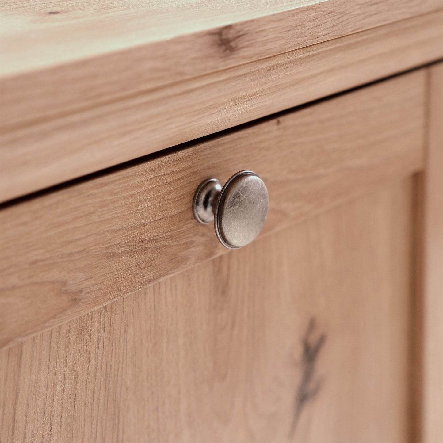 Kleiderschrank Garderobe Holz Eiche Schrank Massiv 2 Türen - Palo24