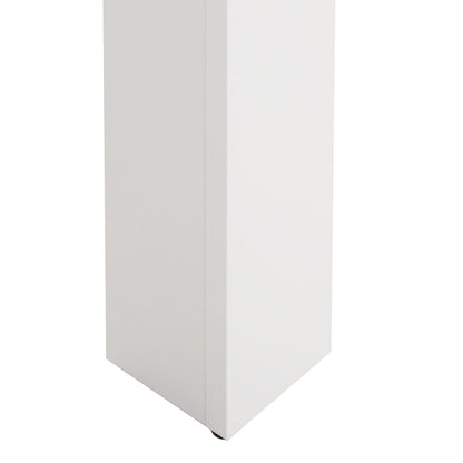 Essgruppe | 2er-Set Polsterstühle Grau Samt ohne Armlehne | Esstisch Weiss 90 x 60 cm