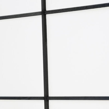 Paravent Schwarz Shoji Reispapier Weiss | 3 teilig | Holz | Raumteiler Trennwand Sichtschutz