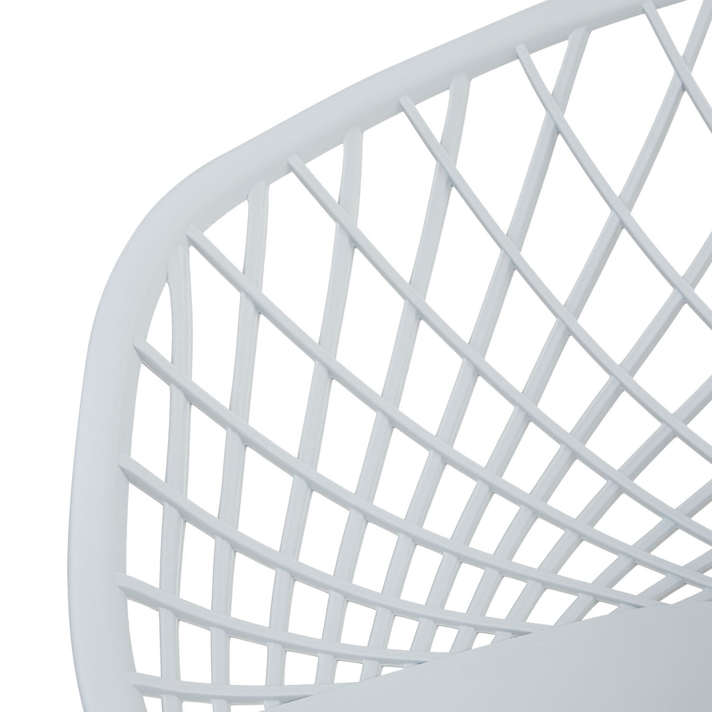 Gartenstuhl mit Armlehnen 6er Set Grau Balkonstühle