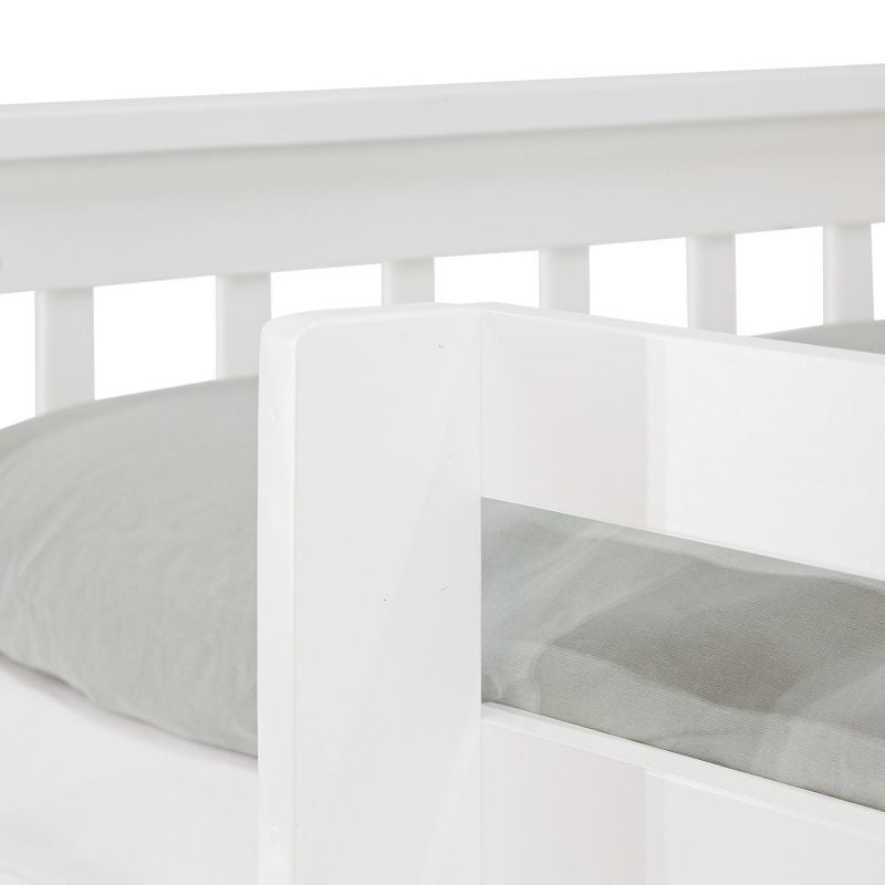 Etagenbett 90x200 cm mit Lattenrost Umbaubar Weiss - Palo24