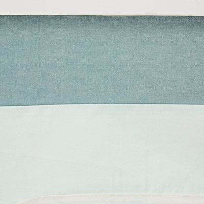 Hochbett Kinderbett 90x200 cm mit Lattenrost Tunnel Vorhang Grün Mintgrün Weiss - Palo24