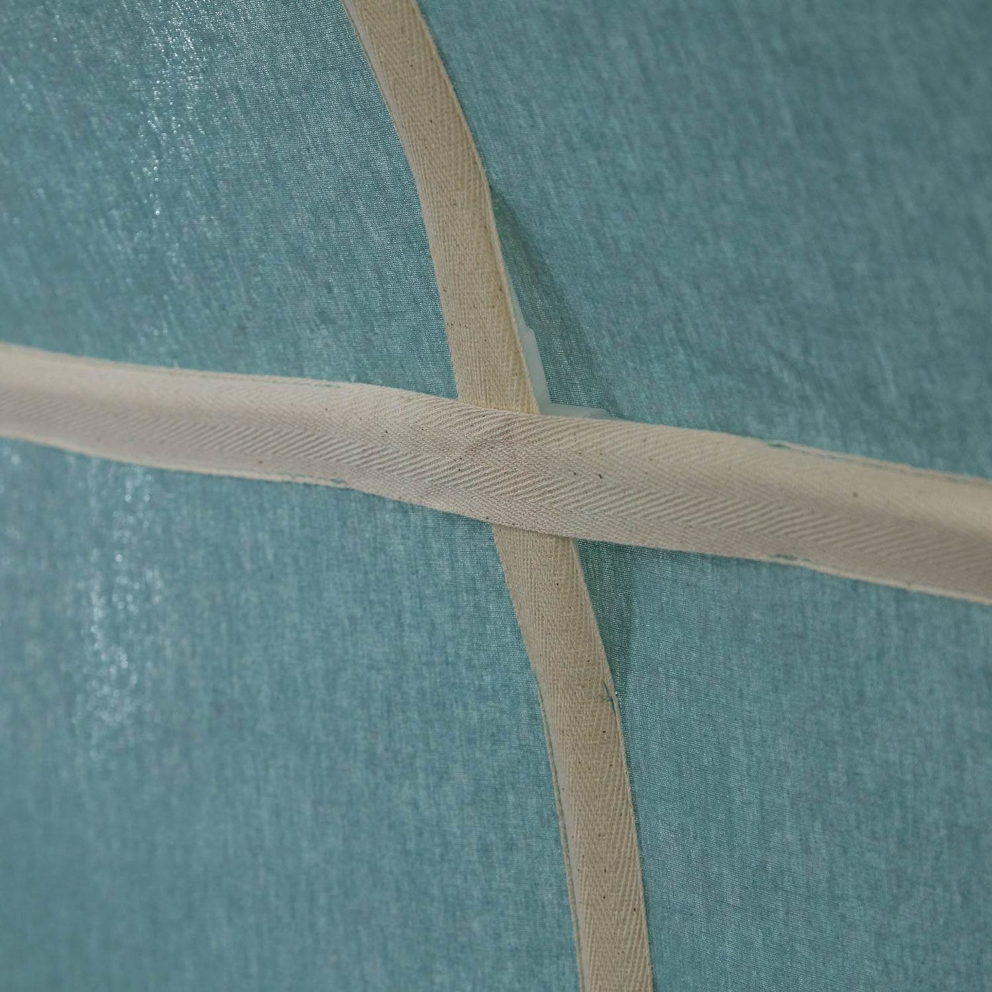 Hochbett Kinderbett 90x200 cm mit Lattenrost Tunnel Vorhang Grün Mintgrün Weiss - Palo24