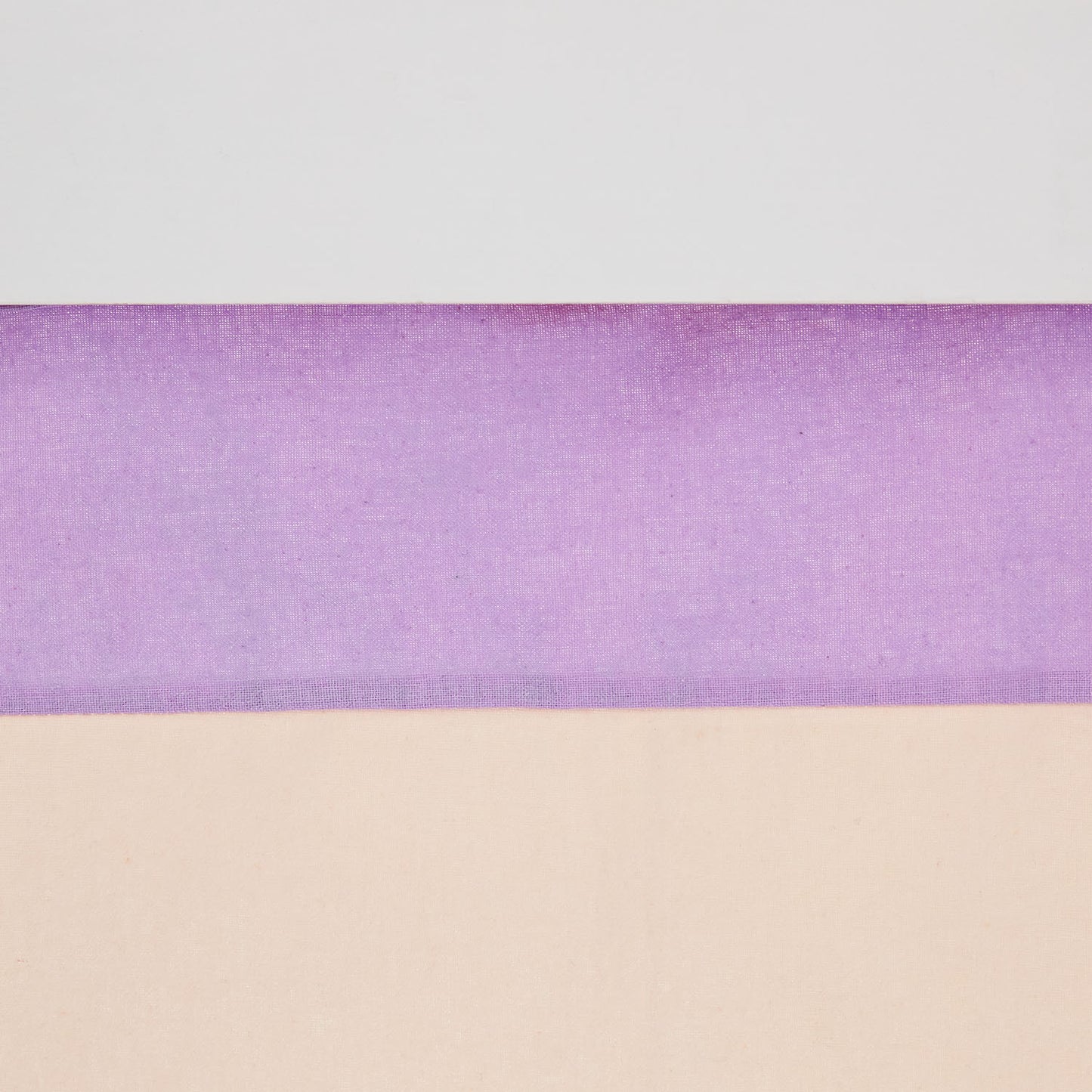 Hochbett Kinder 90x200 cm Weiss mit Vorhang in Lila Beige | mit Lattenrost