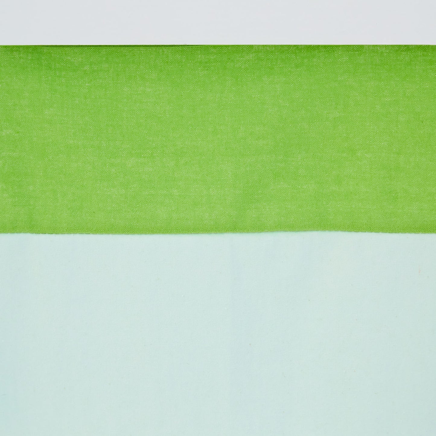 Hochbett Kinder 90x200 cm Weiss mit Vorhang in Grün | mit Lattenrost