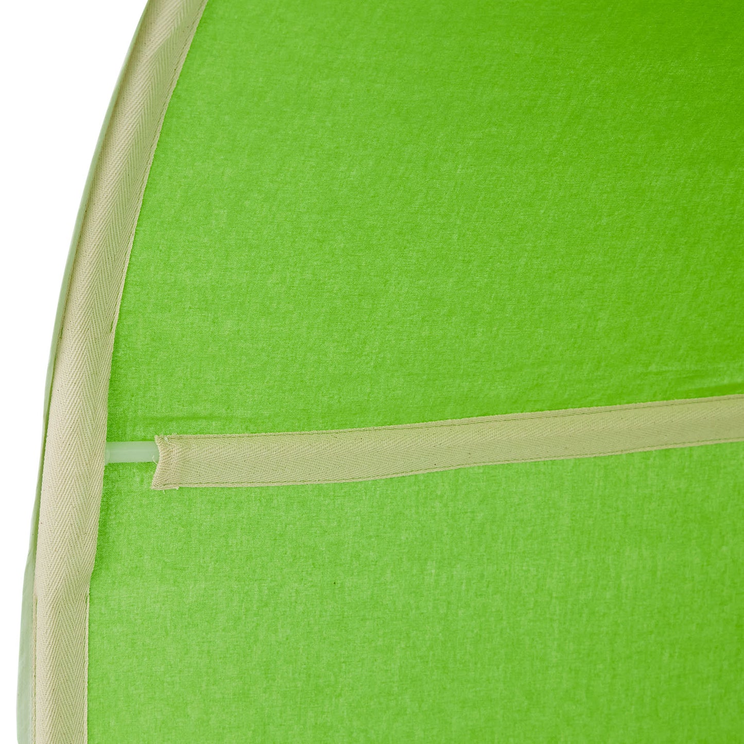 Hochbett Kinder 90x200 cm Weiss mit Vorhang in Grün | Tunnel | mit Lattenrost