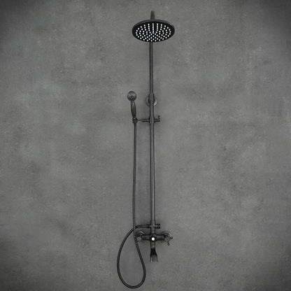 Duschhahn Brausebatterie YORK Schwarz - Palo24