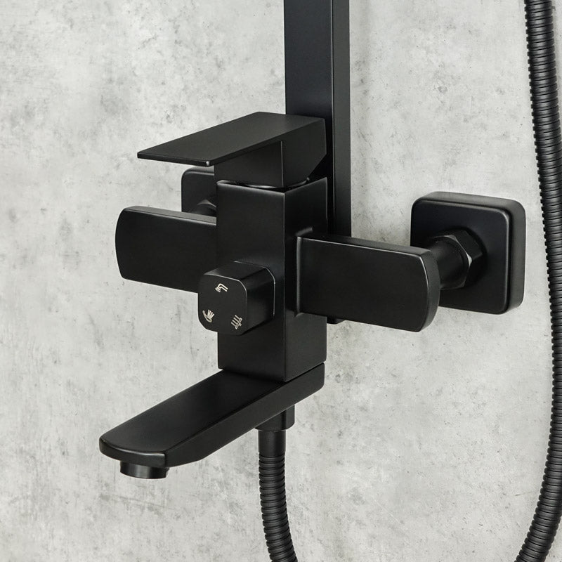 Duscharmatur schwarz AKRON - Palo24