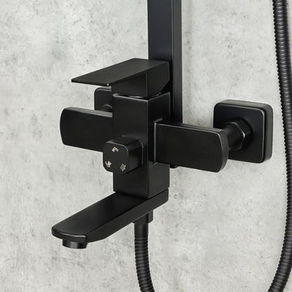 Duscharmatur schwarz AKRON - Palo24