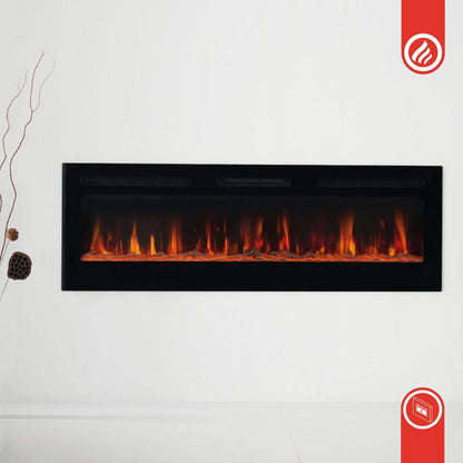 KAMINIO 3-in-1 Elektrokamin MARLON mit Heizung, 3D-Flammeneffekt - 42 Zoll - Palo24