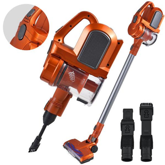 Aspirateur à main sans fil 2 en 1 VAC100 Pro sans sac avec station de recharge murale en or