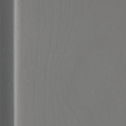 Palettenbett 140x200 cm Grau | Doppelbett mit Matratze | mit Lattenrost | Holz | Jugend Gast