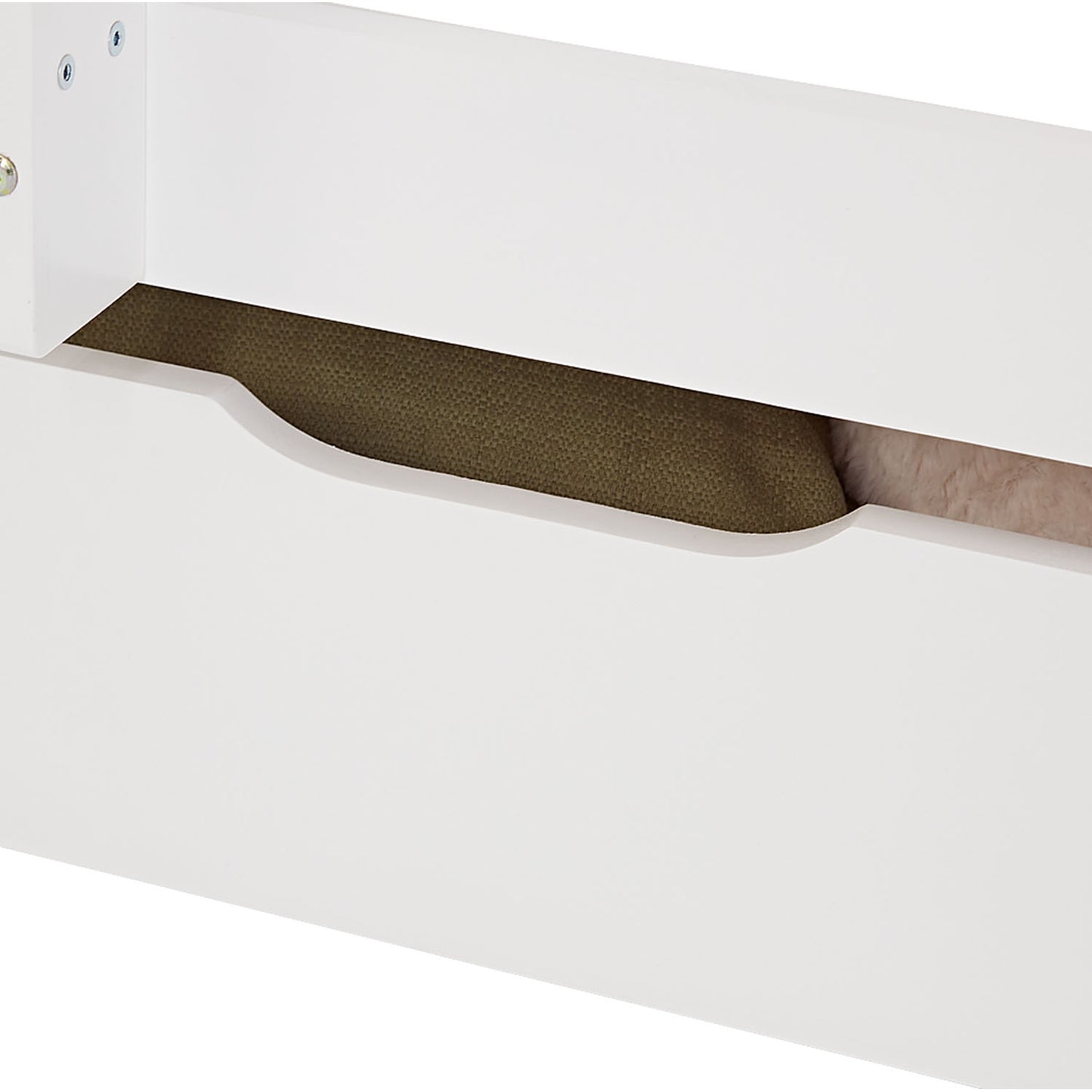 Etagenbett 90x200 cm Weiss | Kinderbett mit Bettkasten | Rausfallschutz | Umbaubar | Holz massiv