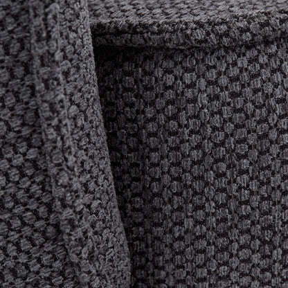 Polsterstuhl Stoff Anthrazit | 4er-Set | drehbar | mit Armlehnen | Küche Esszimmer Büro