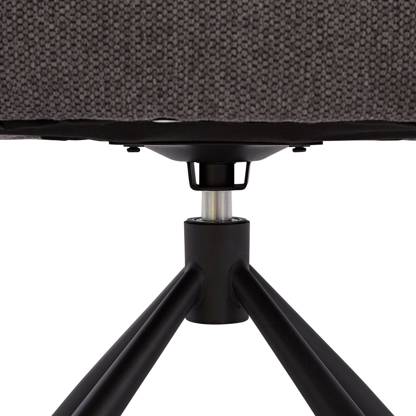 Polsterstuhl Stoff Anthrazit | 6er-Set | drehbar | mit Armlehnen | Küche Esszimmer Büro