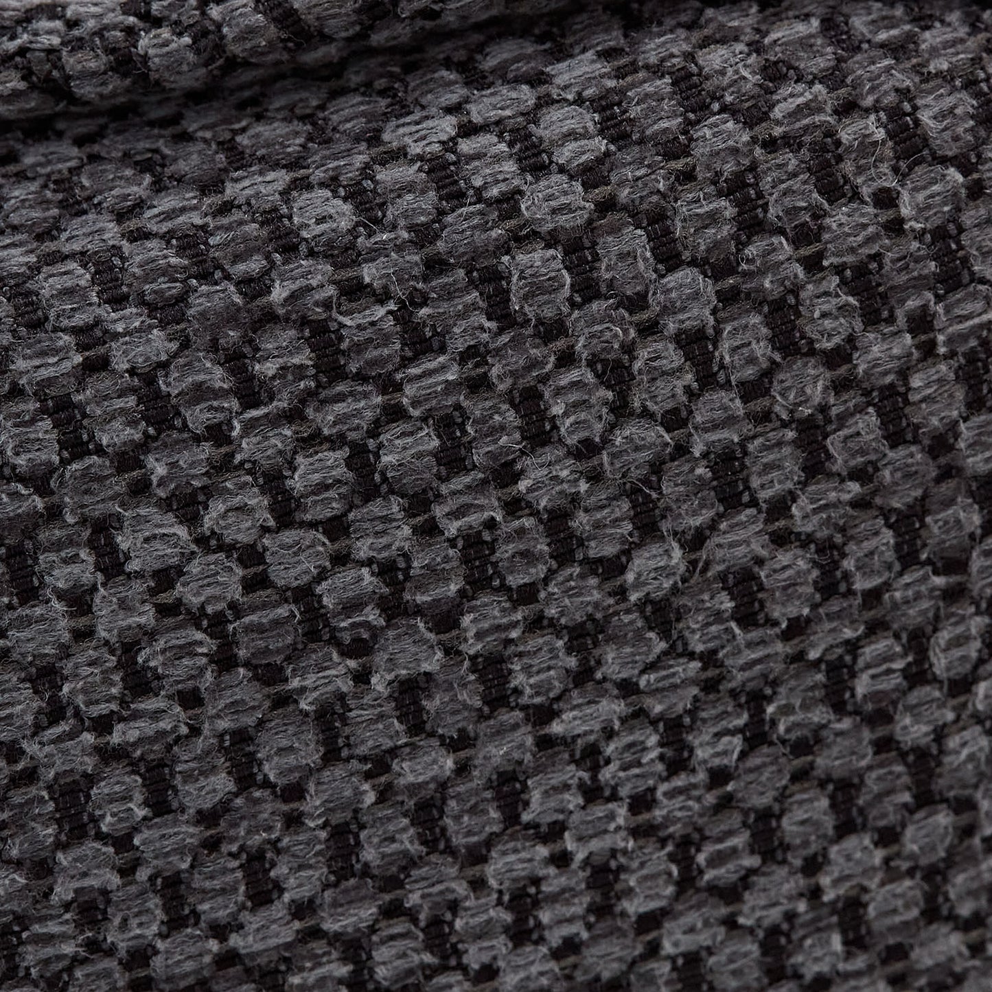 Polsterstuhl Stoff Anthrazit | 6er-Set | drehbar | mit Armlehnen | Küche Esszimmer Büro