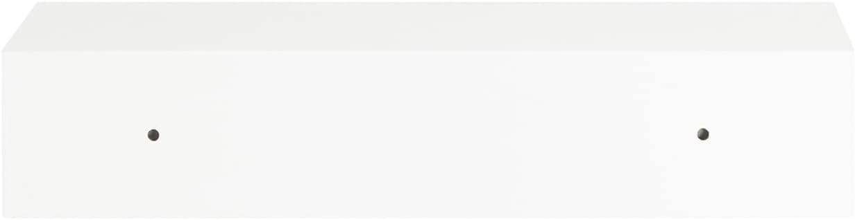 Schweberegal Weiss Hängeschublade | Wandschublade Bambus | FRG92-WN - Palo24