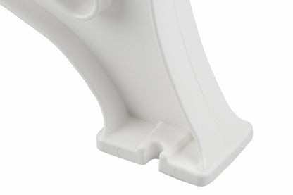 Panca BORKUM 4 posti, plastica bianca