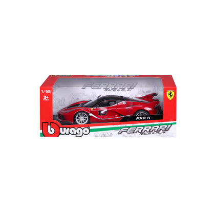 Bburago 18-16010R - 1:18 Race &amp; Play Ferrari FXX-K - modello di auto