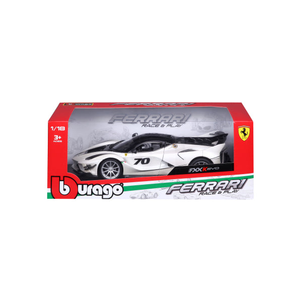 Bburago 18-16012GY - 1:18 Race &amp; Play FXX-K EVO - Modello auto