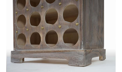 Weinregal, Flaschenregal Regal für 20 Flaschen, Shabby-Look, Vintage