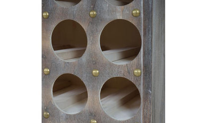 Weinregal, Flaschenregal Regal für 20 Flaschen, Shabby-Look, Vintage