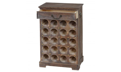 Weinregal, Flaschenregal Regal für 20 Flaschen, Shabby-Look, Vintage