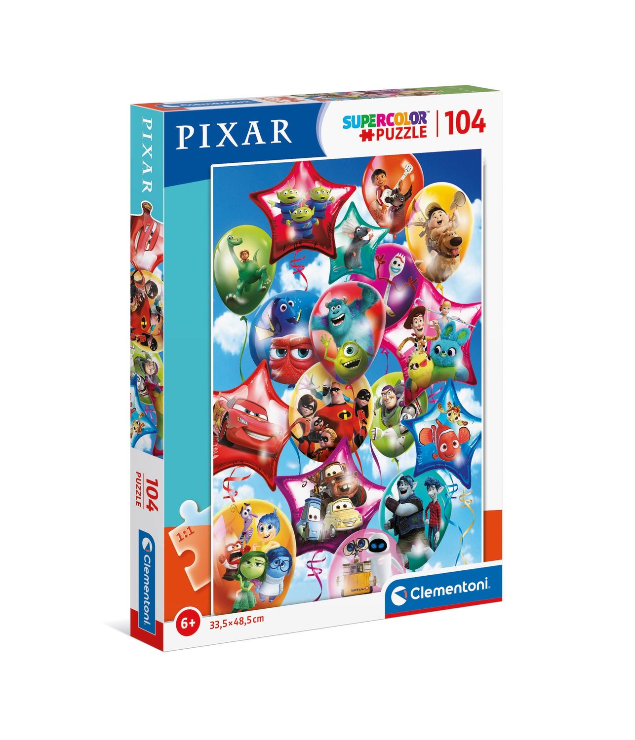 Clementoni 25717 - 104 Teile Puzzle - Pixar Party