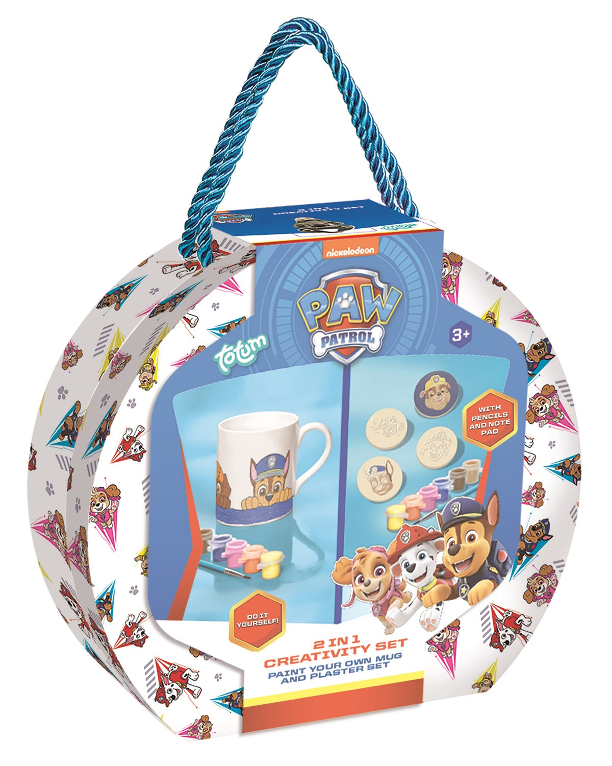 Paw Patrol - Geschenkbox Tasse bemalen & Gips giessen