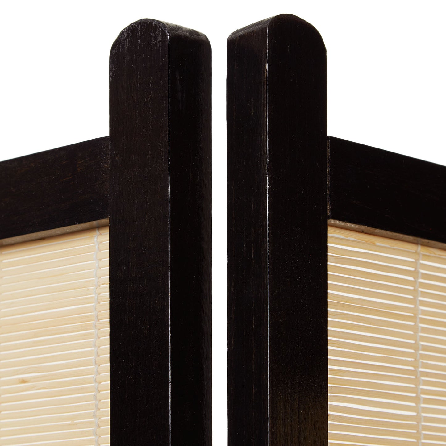 Paravent Braun Bambus Natur| 4 teilig | Holz | Raumteiler Trennwand Sichtschutz