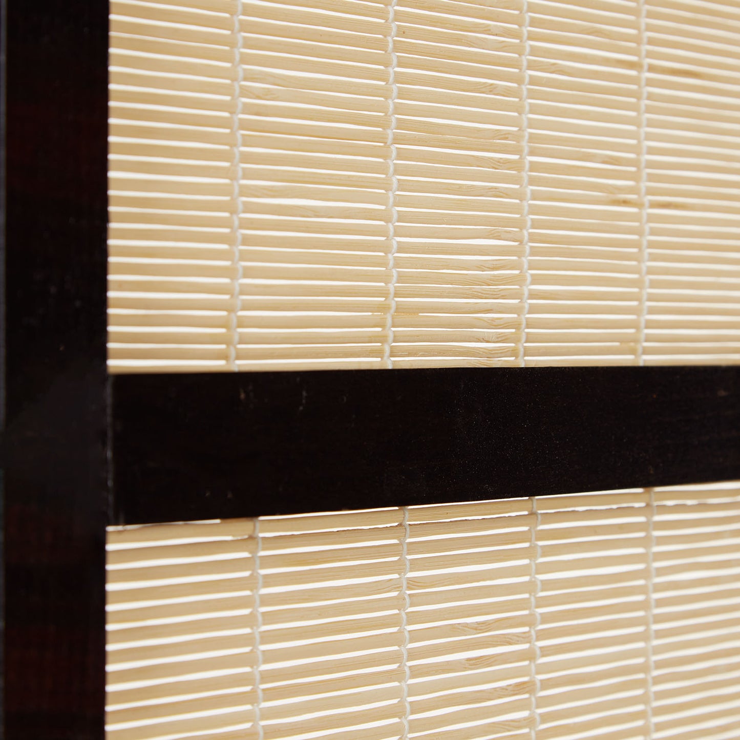 Paravent Braun Bambus Natur| 5 teilig | Holz | Raumteiler Trennwand Sichtschutz