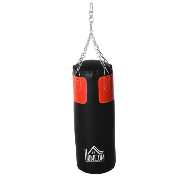 Boxsack Trainingsdummy Boxtraining Boxen mit Boxhandschuhen Schwarz Ø30 x 120 cm