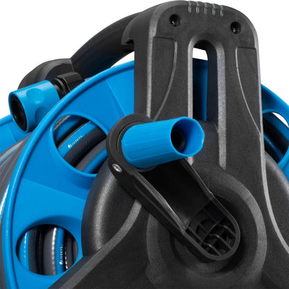 Avvolgitubo Mobile Basic 30 m Blu Con Doccetta Multifunzionale