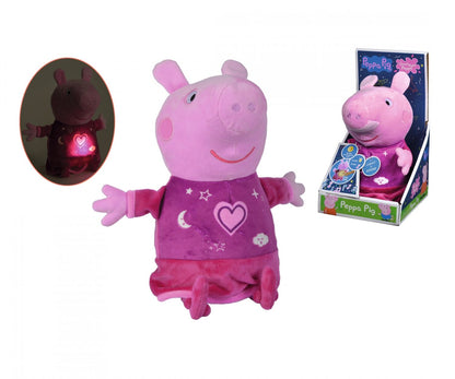 Simba 109261016 - Peppa Pig Plüschfigur - Gute Nacht Peppa