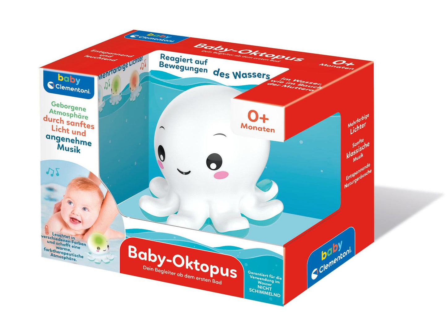 Baby Clementoni 59233 - Baby-Octopus, Badespielzeug