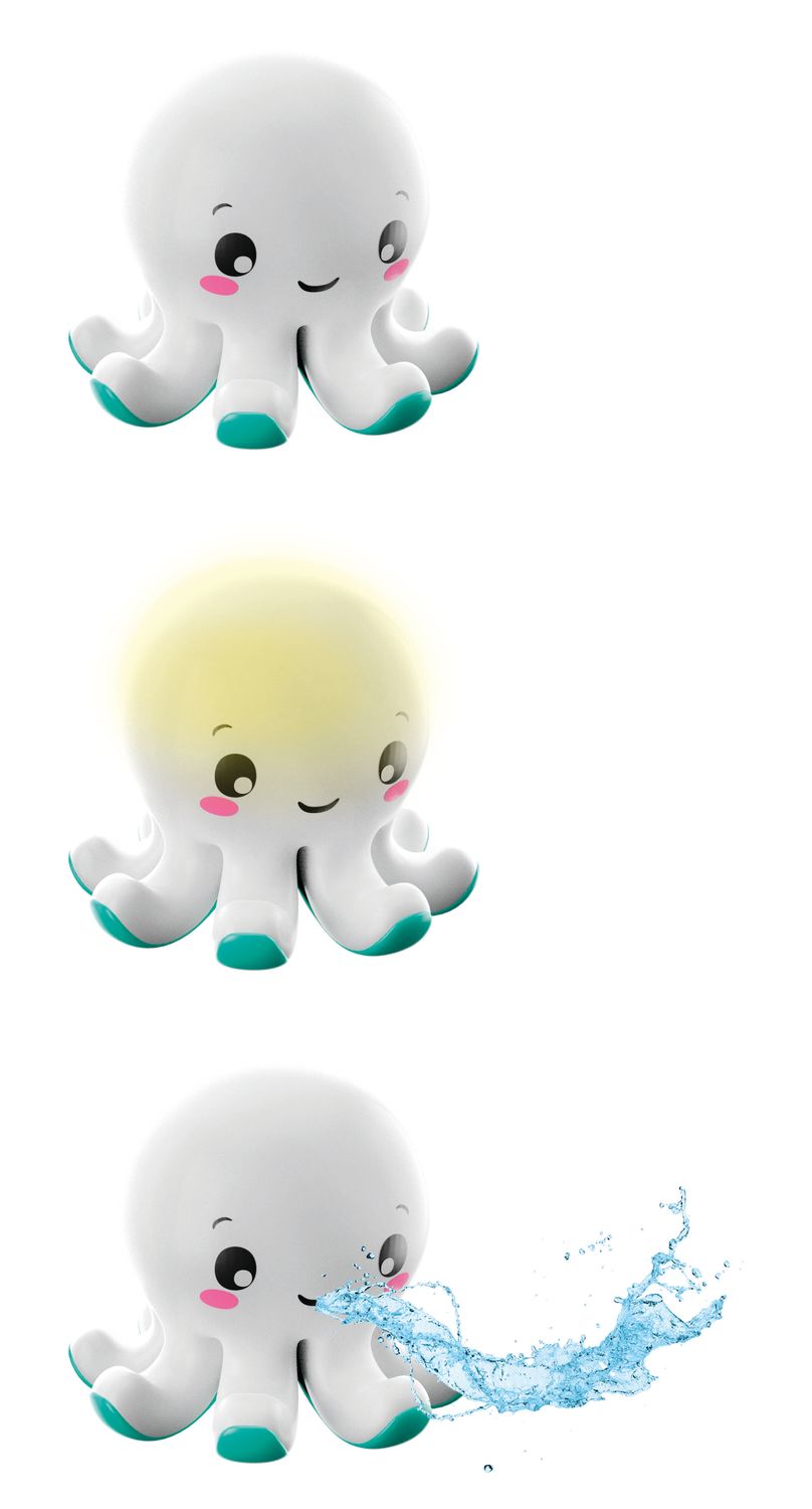 Baby Clementoni 59233 - Baby-Octopus, Badespielzeug