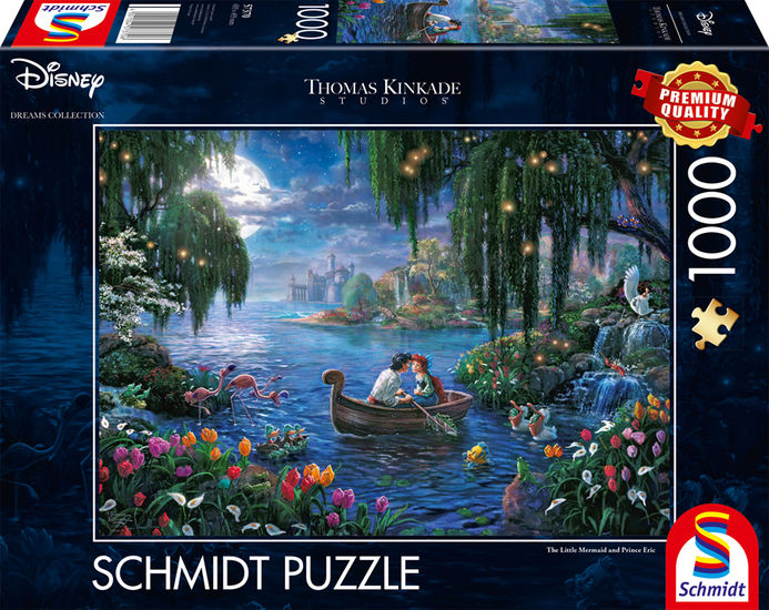 Thomas Kinkade - The little Mermaid and Prince Eric - Puzzle 1000 Teile