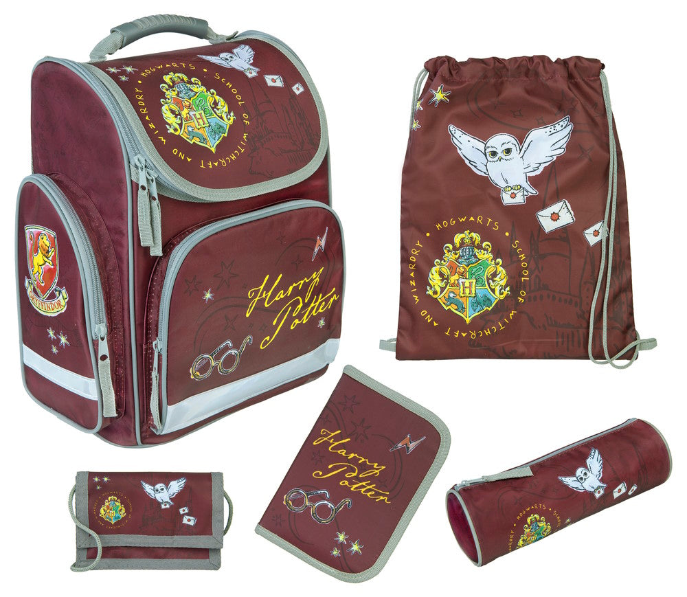 Harry Potter - CLOU Schulranzen Set, 5-teilig