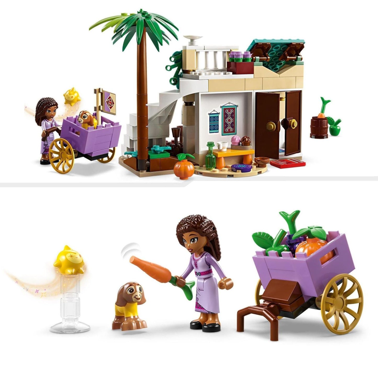 LEGO® Disney™ 43223 - Wish: Asha in der Stadt Rosas (154 Teile)