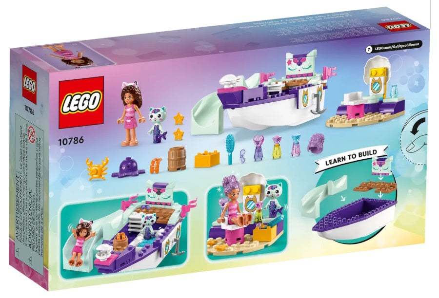 LEGO® 10786 - Gabby's Dollhouse Meerkätzchens Schiff und Spa (88 Teile)