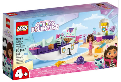 LEGO® 10786 - Gabby's Dollhouse Meerkätzchens Schiff und Spa (88 Teile)