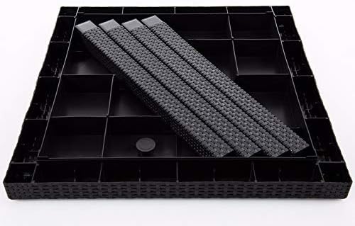 Gartentisch KING 79x79cm, Kunststoff anthrazit grau