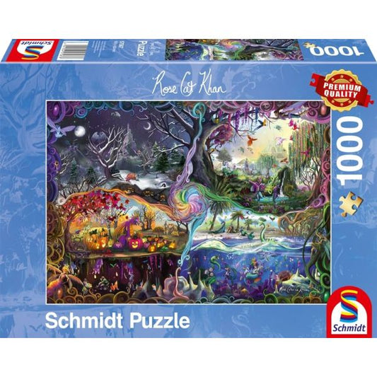 Portal der vier Reiche - Puzzle 1000 Teile - Rose Cat Khan