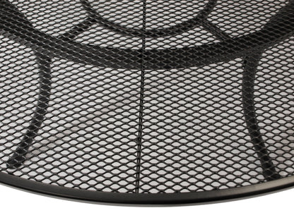 Tisch RIVO 150cm rund, Streckmetall eisengrau