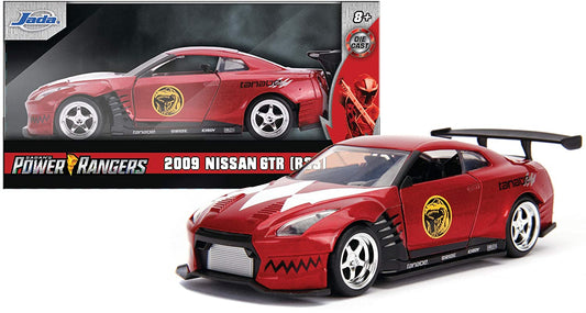 Jada Toys 253252009 - Nissan GT-R (R35) dei Power Rangers del 2009, 1:32